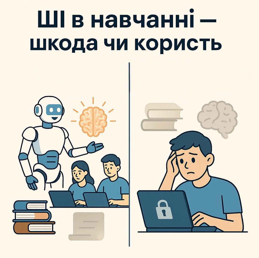 Користь і шкідливість ШІ в навчанні: ChatGPT, Grammarly, Photomath