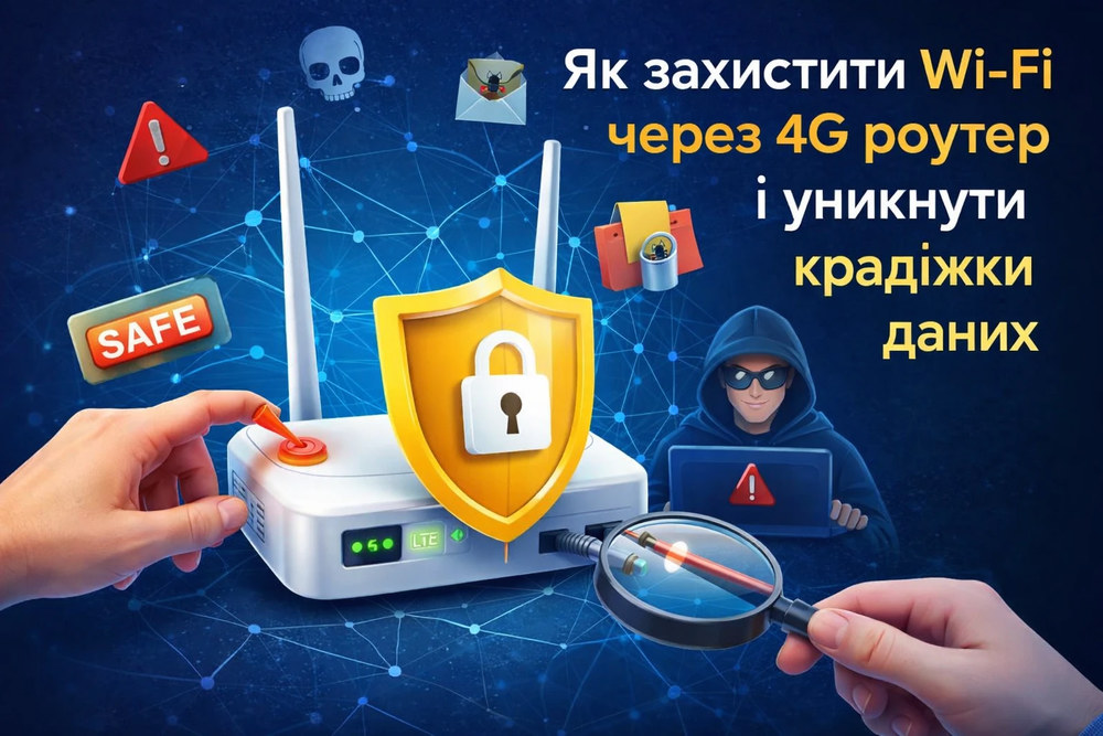 Як захистити Wi-Fi через 4G роутер і уникнути крадіжки даних?